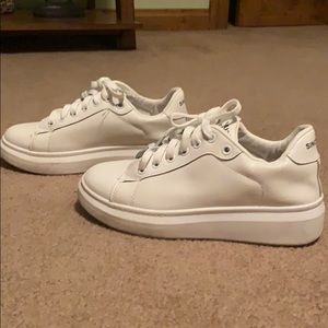 White sneakers